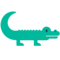Crocodile emoji on Mozilla